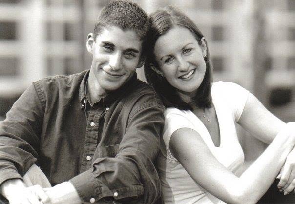 Chris and Rebecca Vennetti on the day of their engagement